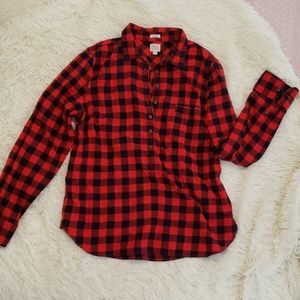 J.Crew flannel button up